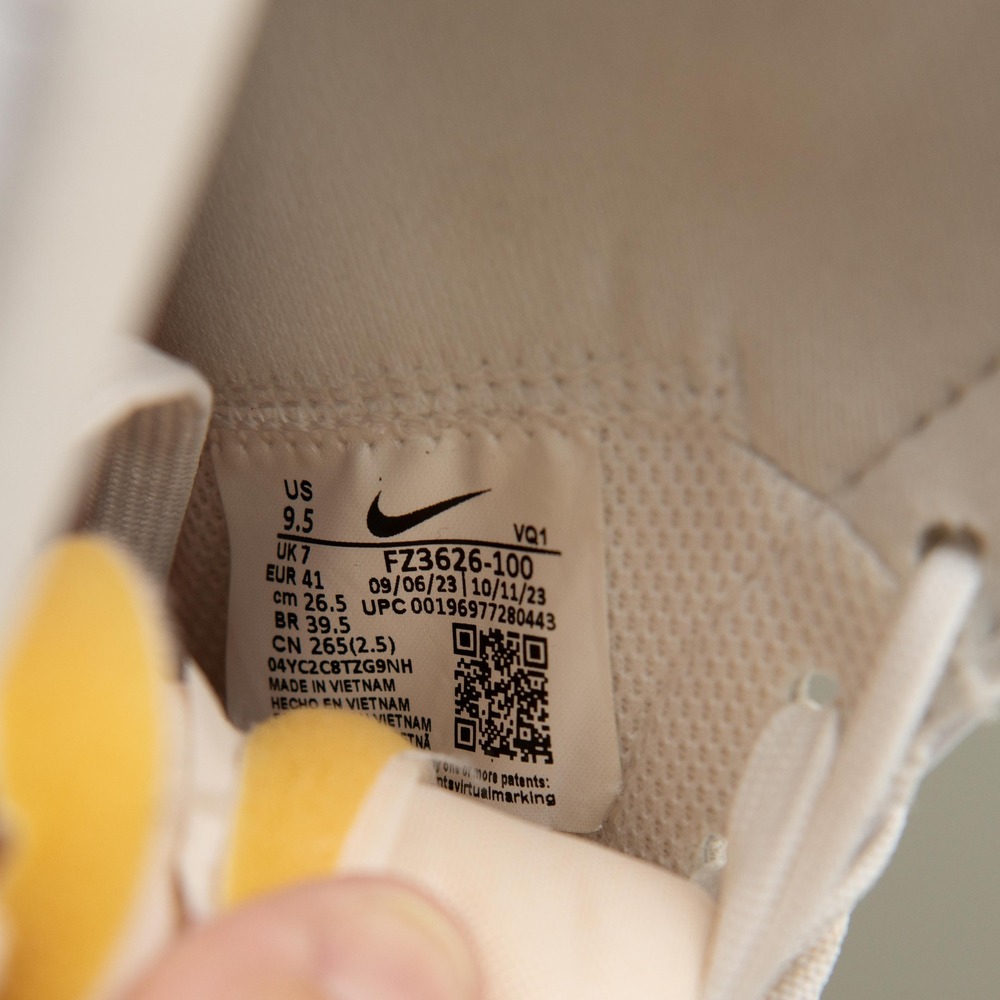 Nike Blazer Mid Sz 9.5 White Pink High Top Sneakers Streetwear 70s Retro Style - Picture 6 of 7